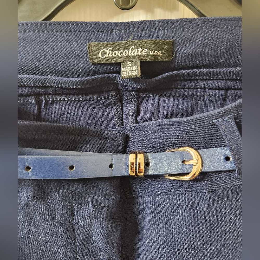 Chocolate USA Women's Navy Skinny Pants